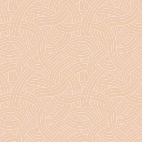 Interwoven Waves in Peach XL