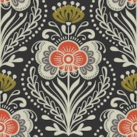 Ornate Garden Blossoms Pattern papiers peint