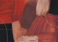 Burnt Sienna Brushstrokes papiers peint