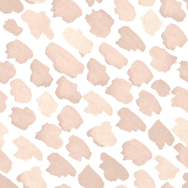 Calm Pastel Pink Abstract Brushstroke