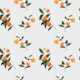 Orange Branches Pattern