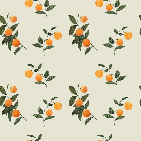 Lush Orange Pattern