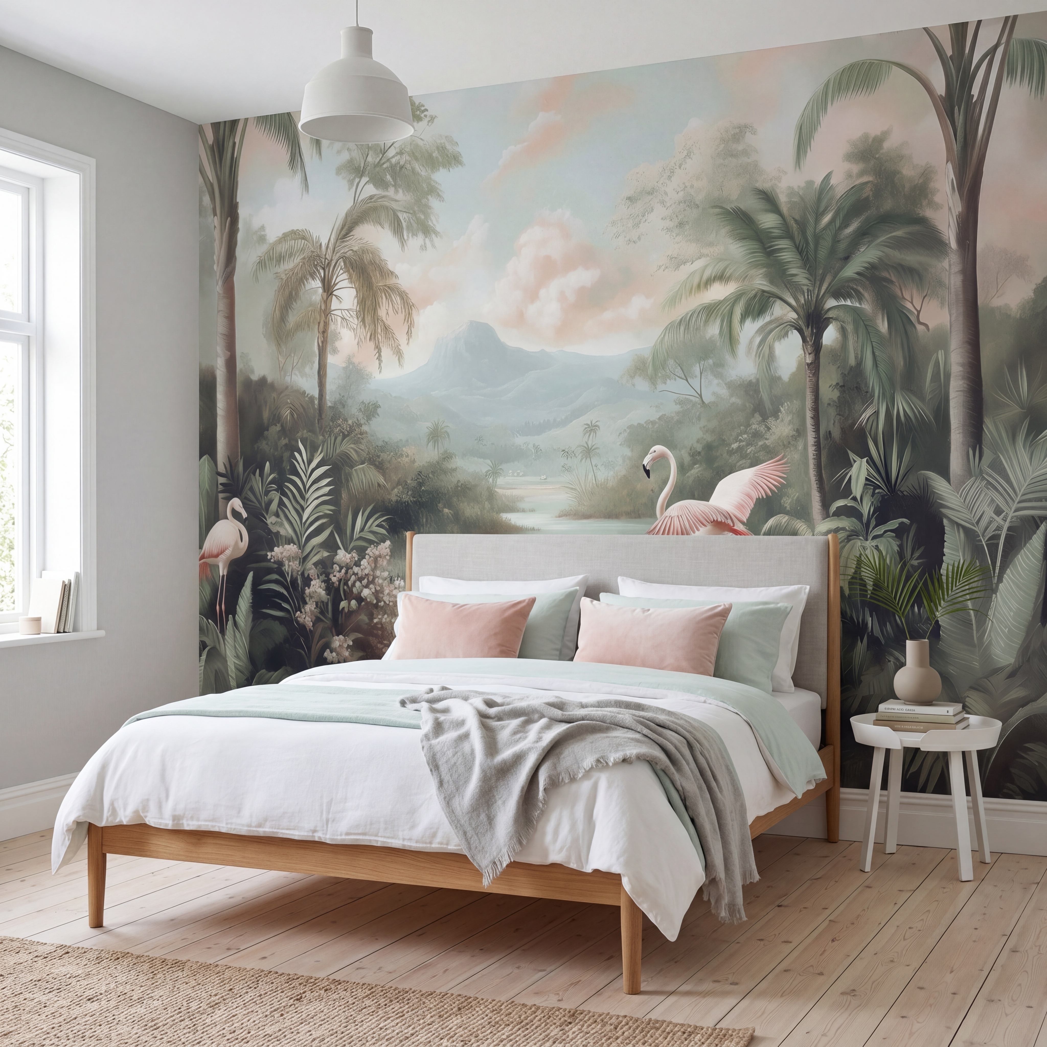 Tropical Flamingo Paradise