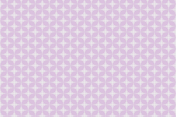Damask floral lilac mural