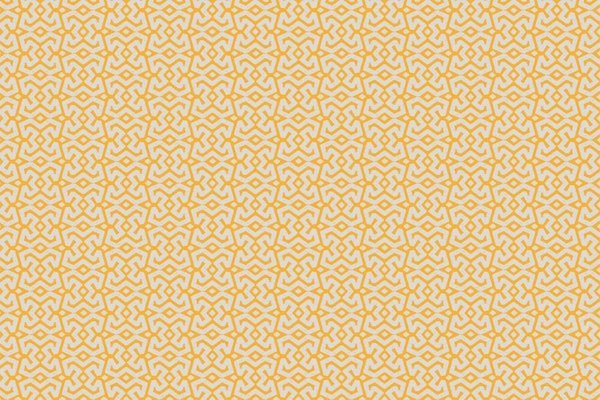 Graphic oriental yellow mural