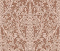 Mocha Mousse Damask T02 tapete