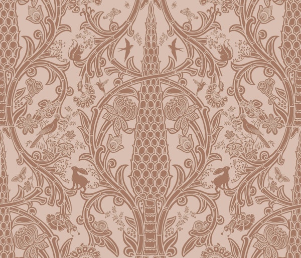 Mocha Mousse Damask T02 inv