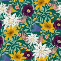 Vibrant Garden Bliss tapete