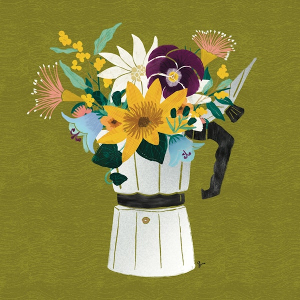 Blooming Espresso Charm