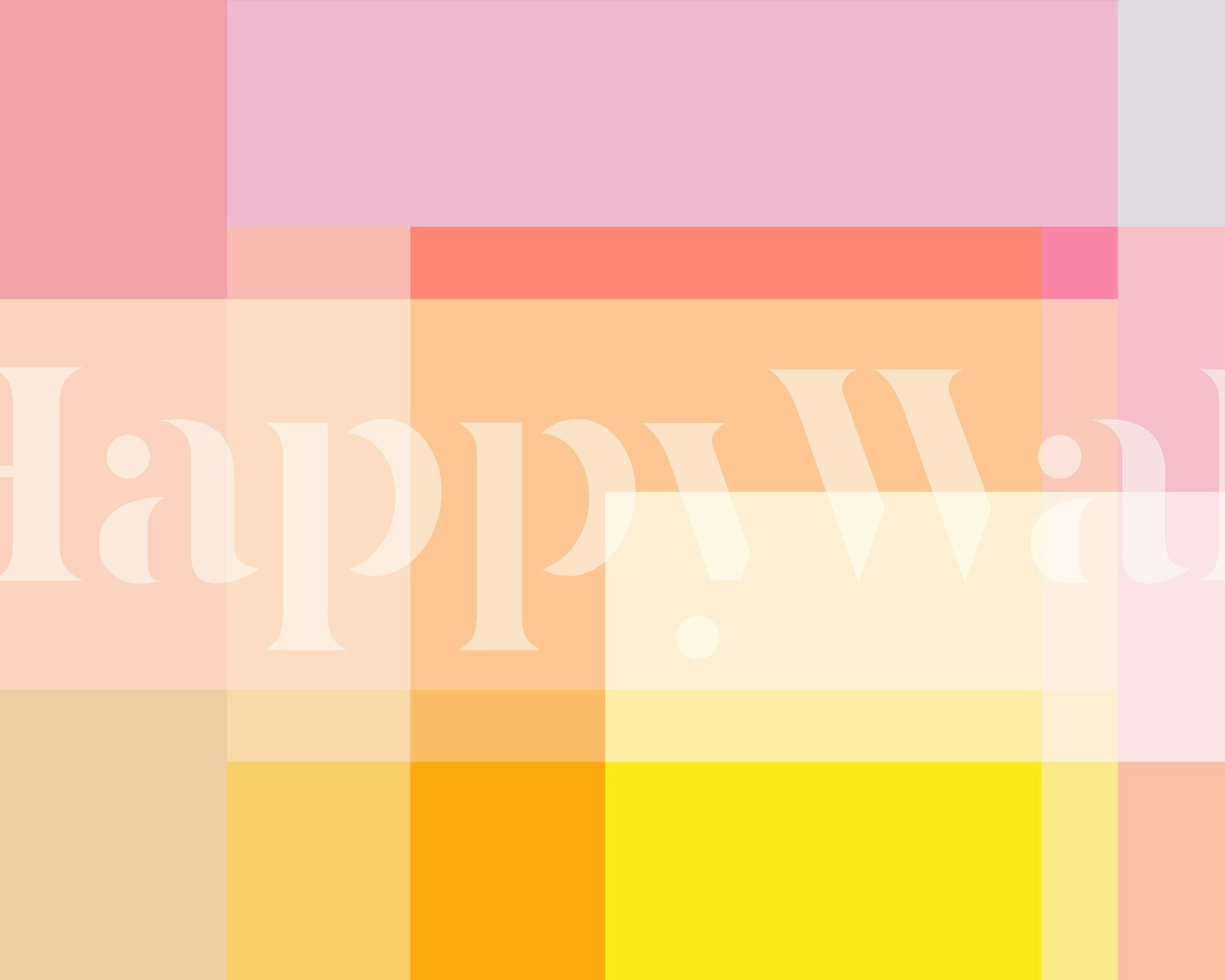 Abstract geometric shapes in warm sunset tones wallpaper