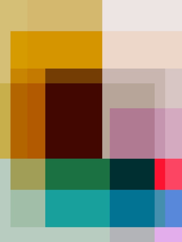 Layered Squares in Earthy and Cool Tones