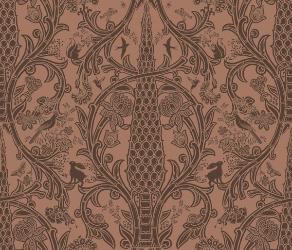 Mocha Mousse Damask C