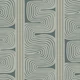 Retro Waves in warm green