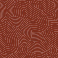 Abstract Terracotta Swirls tapete