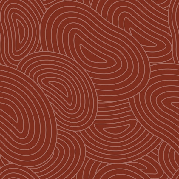 Abstract Terracotta Swirls