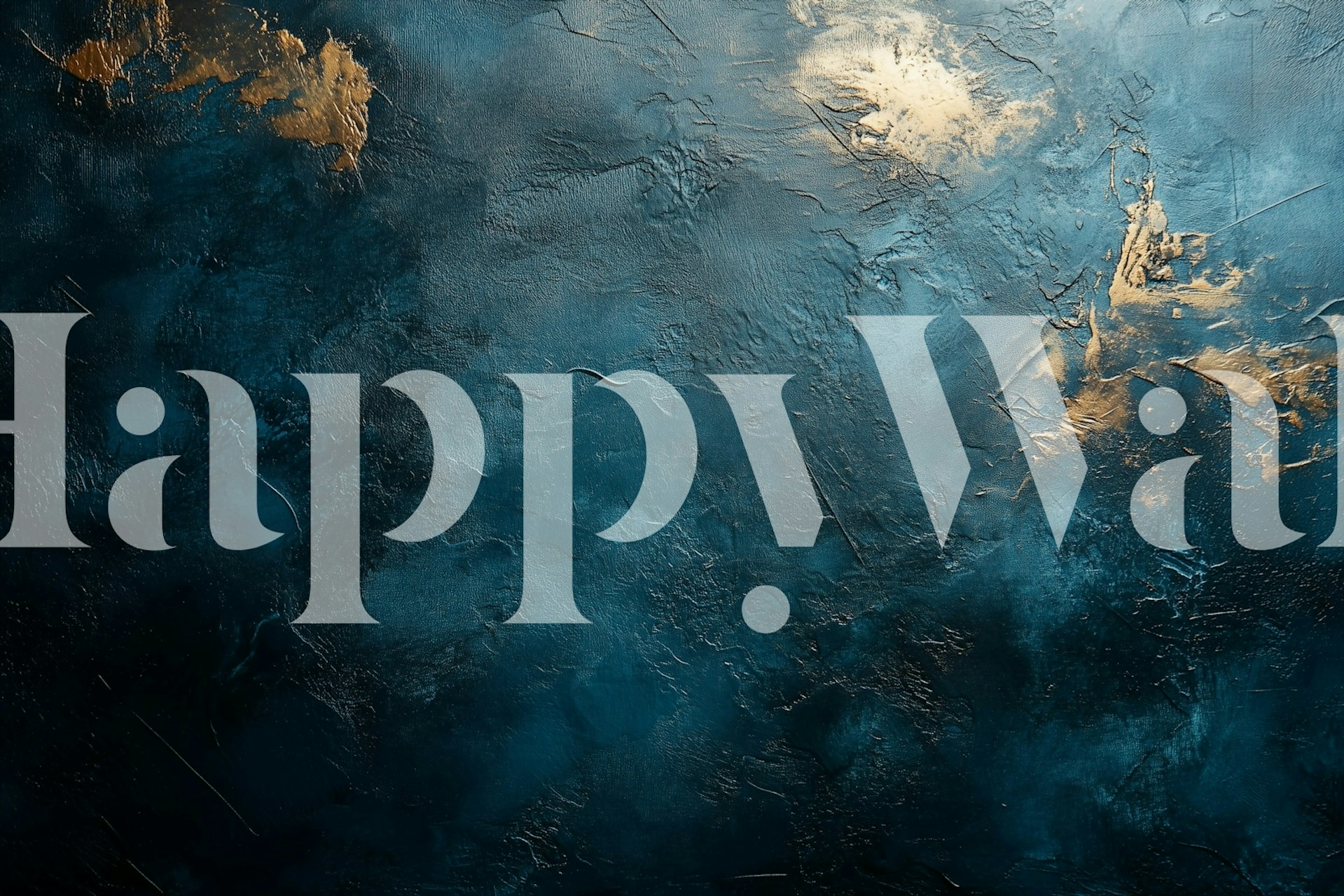 Golden Mist Reverie tapetdesign i et rum