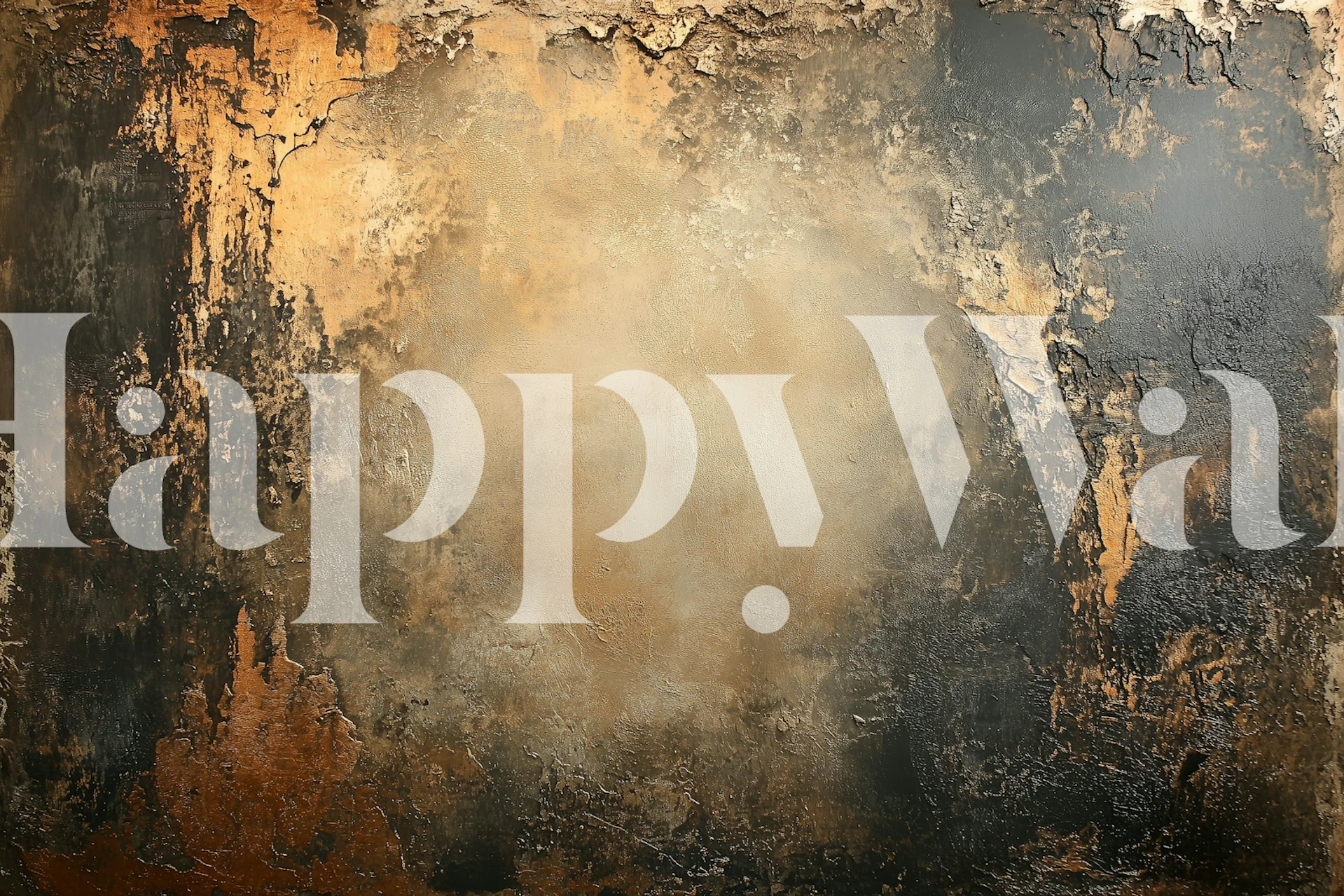 Rustic Textured Canvas behang in een kamer