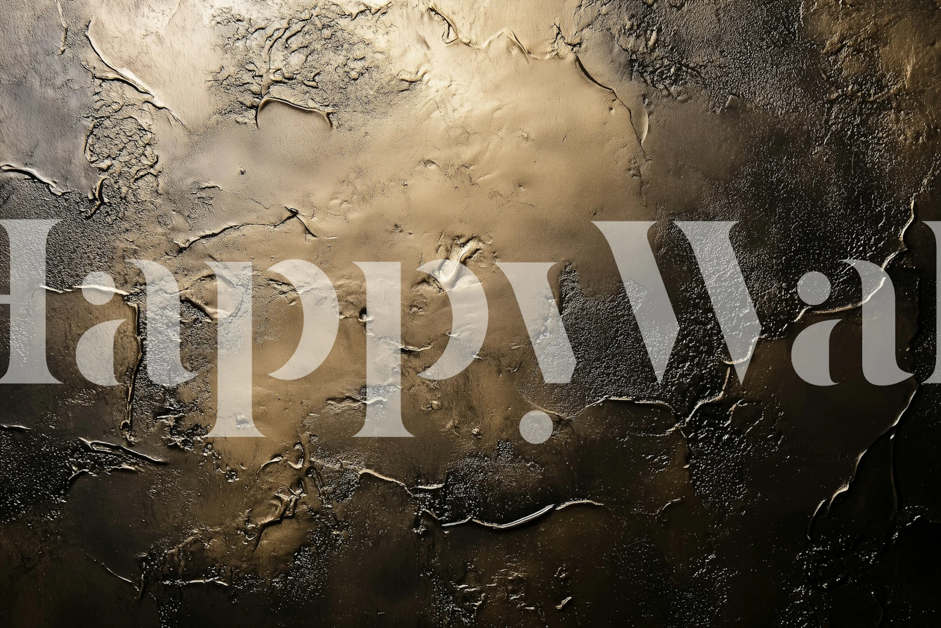 Papel pintado Metallic Earth Tones exhibido en una habitación