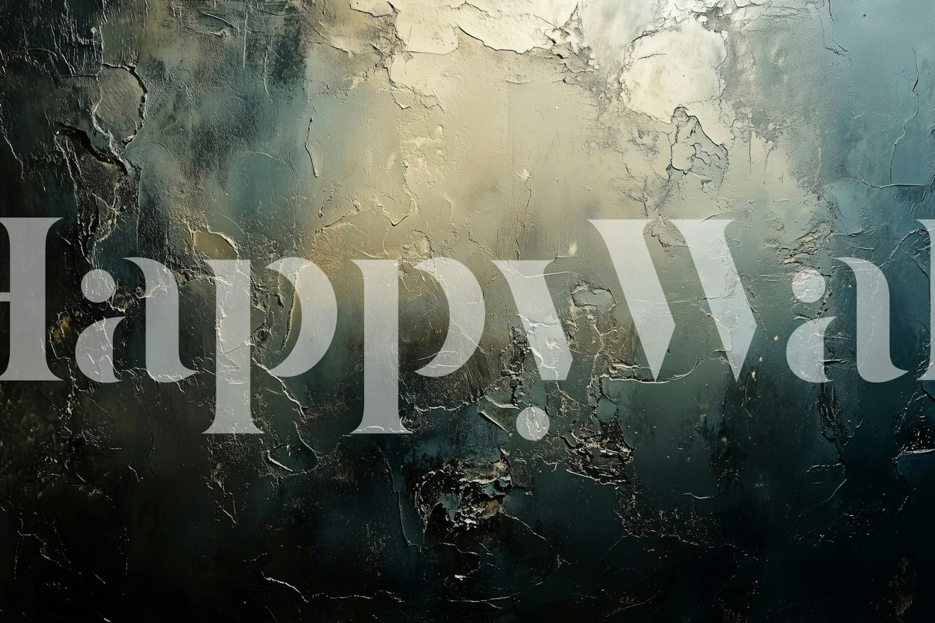 Ταπετσαρία Rustic Stone Texture εφαρμοσμένη σε ένα δωμάτιο