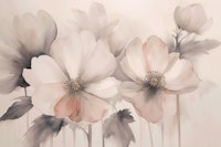 Delicate Dreams Peach Blossom Symphony wallpaper