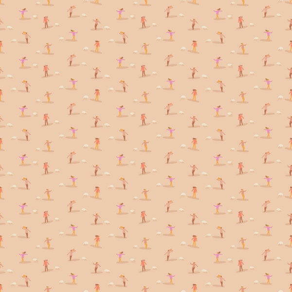 Surf Girls II on peach
