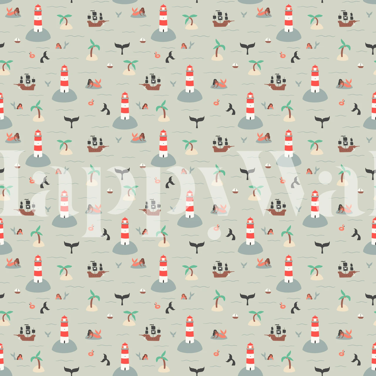 Nautical Fairytales tapeta w pokoju