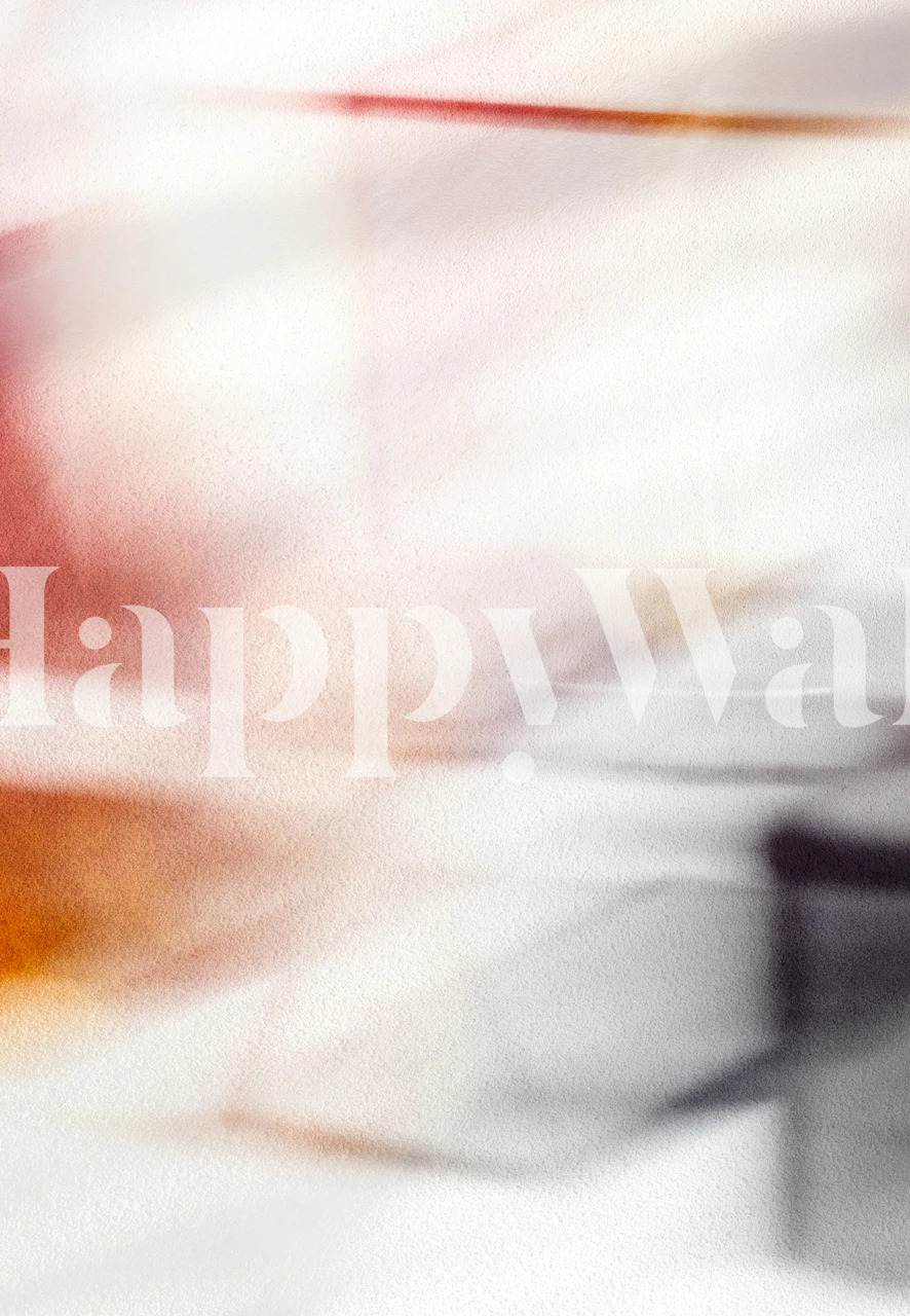 Abstract red and black blurred shapes wallpaper