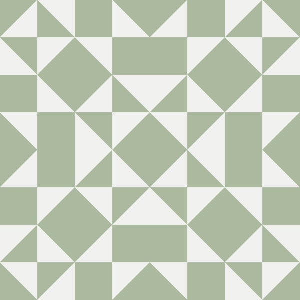 Art Deco Diamond - Sage Green