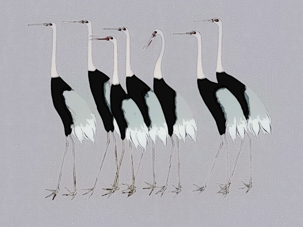 Japan Cranes Art