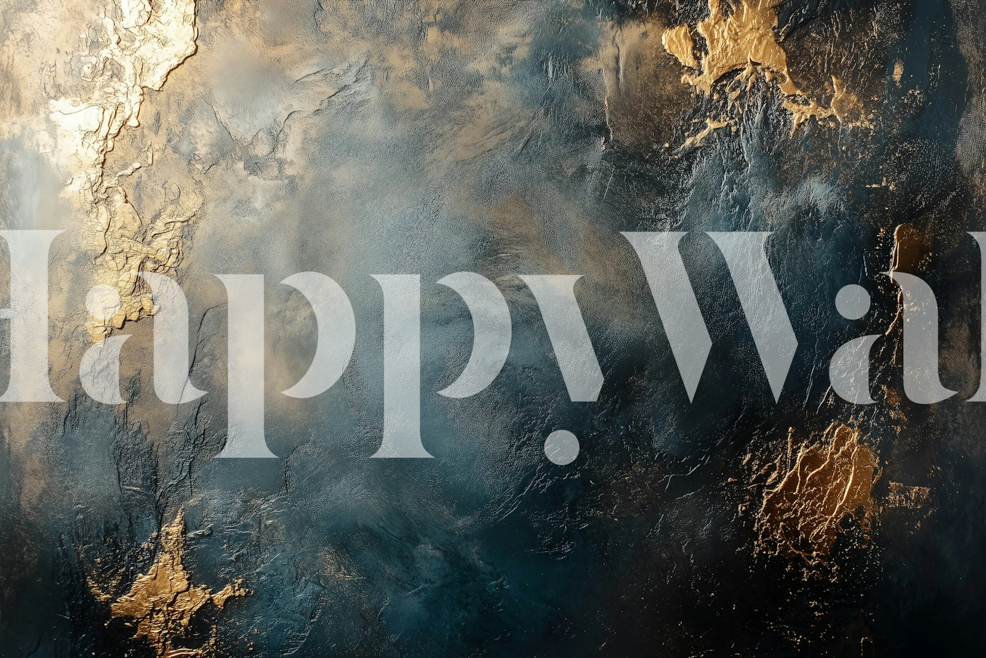 Golden Drift wallpaper in a room setting