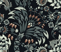 Night Garden Reverie Mocha Mousse tapete