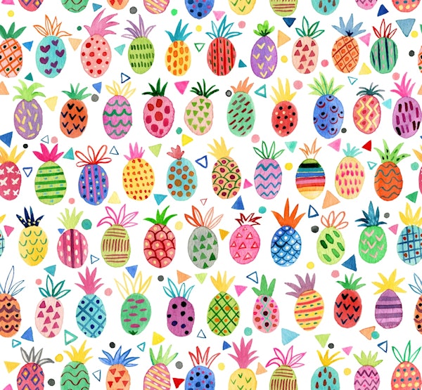 Colorful Pineapple Party
