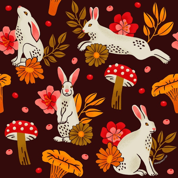 Bunnies and Shrooms
