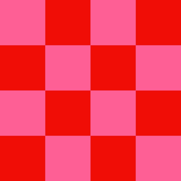 Red and Pink Checkered