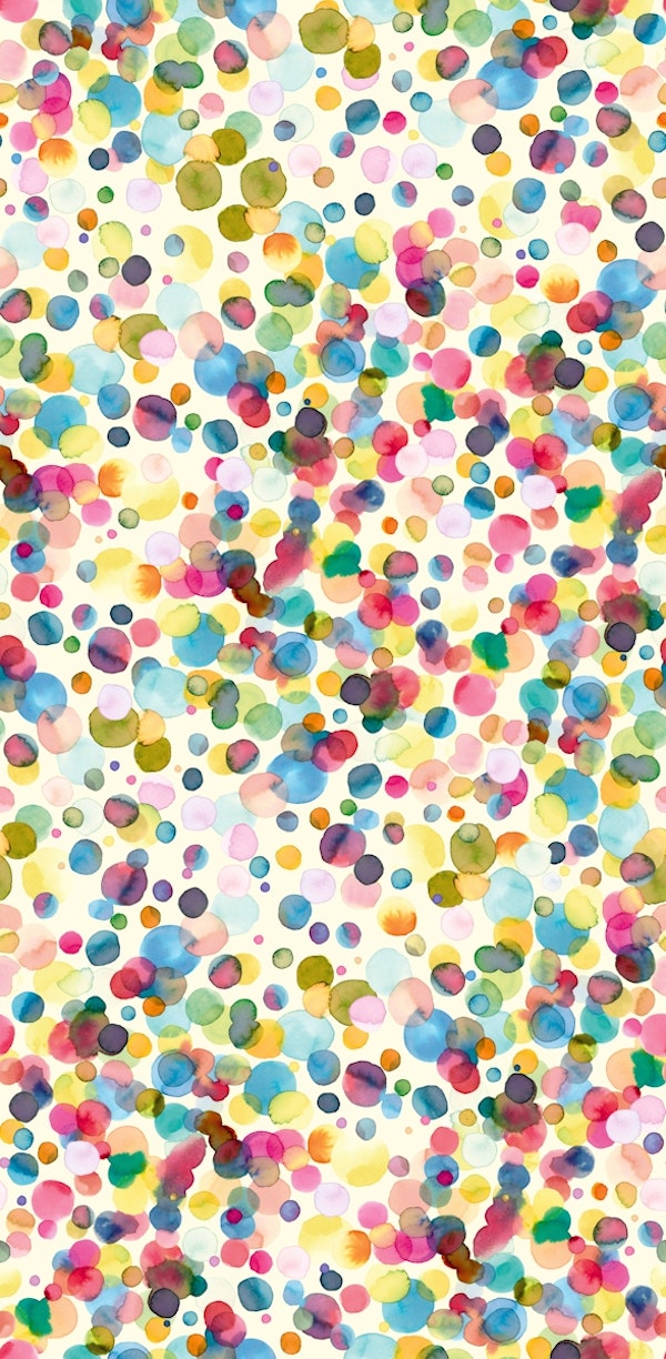 Joyful Watercolor Dots Splash