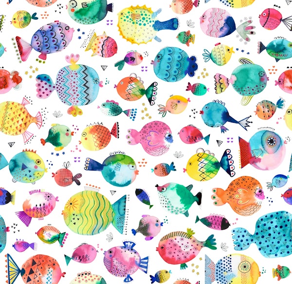 Colorful Sea Pufferfish