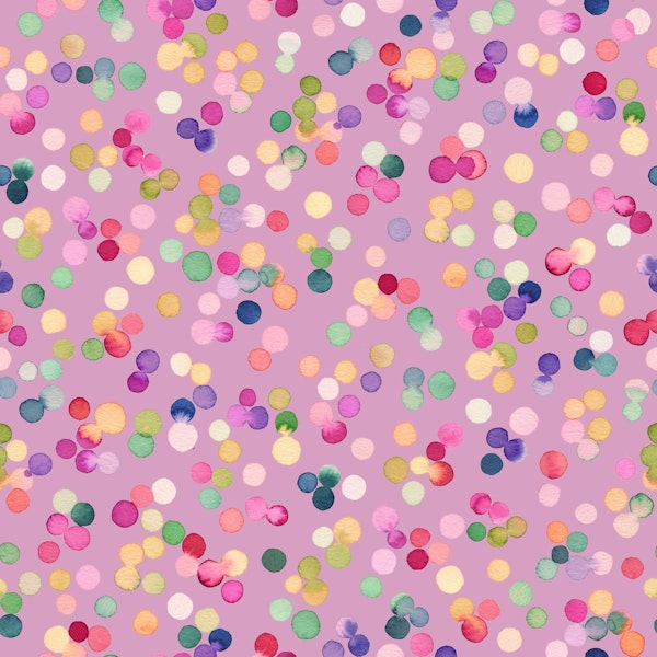 Rainbow Confetti Celebration Pink