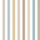 Classic Pastel Stripes Brown Blue
