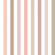 Pastel Stripe Delight Pink Brown