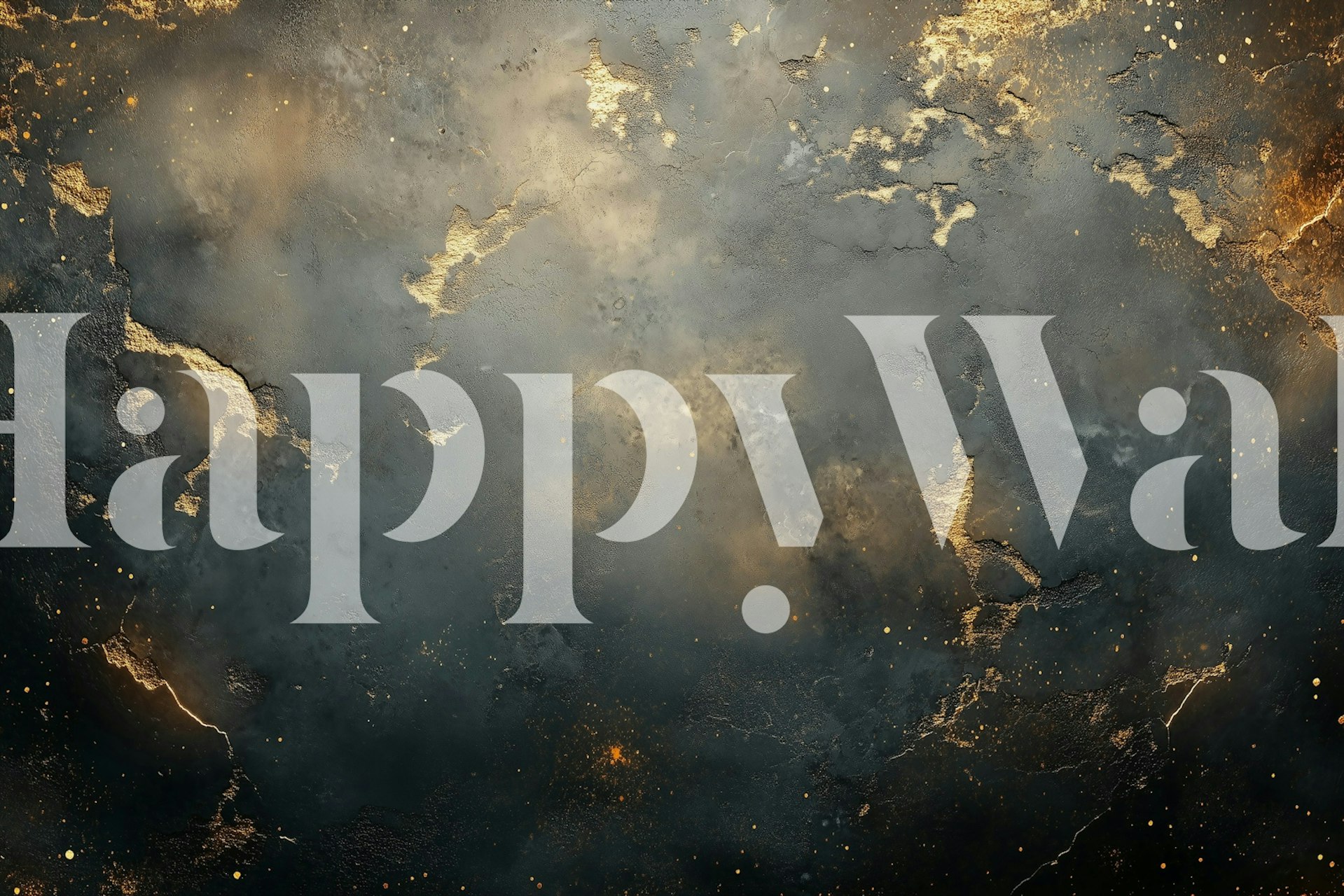 Tapeta Golden Nebula Dreams u sobi