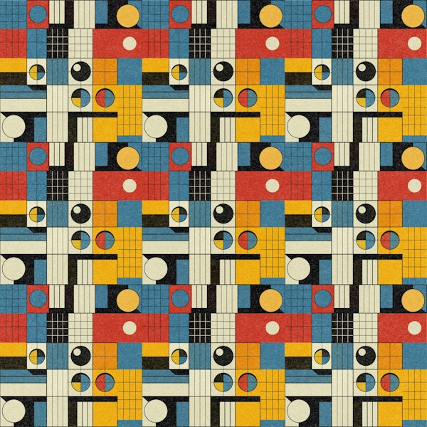 Bauhaus Inspired Wallpaper