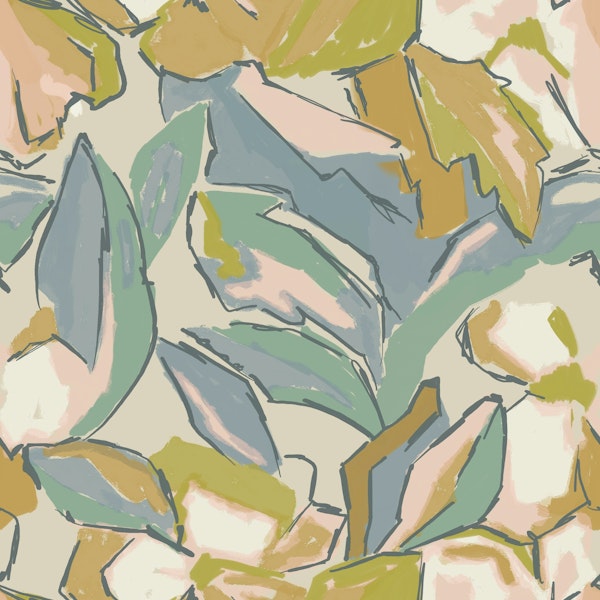 Summer Flowers in neutral tones