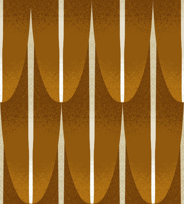 Tropical Feathers - Gold