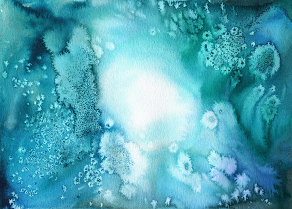 Underwater Ocean Calm Turquoise Blue