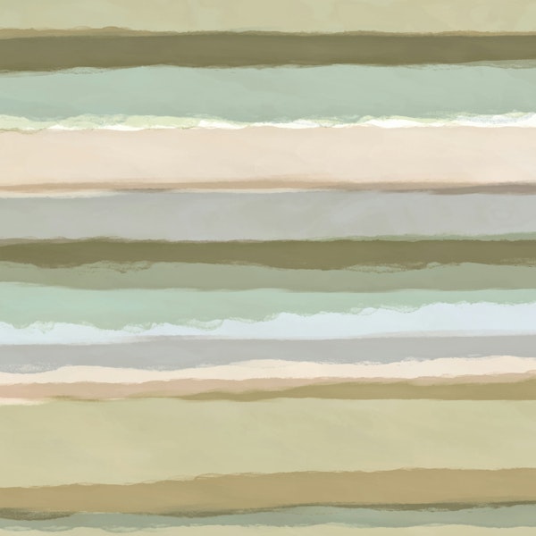 Strips 1A | Green Pastel Minimalism