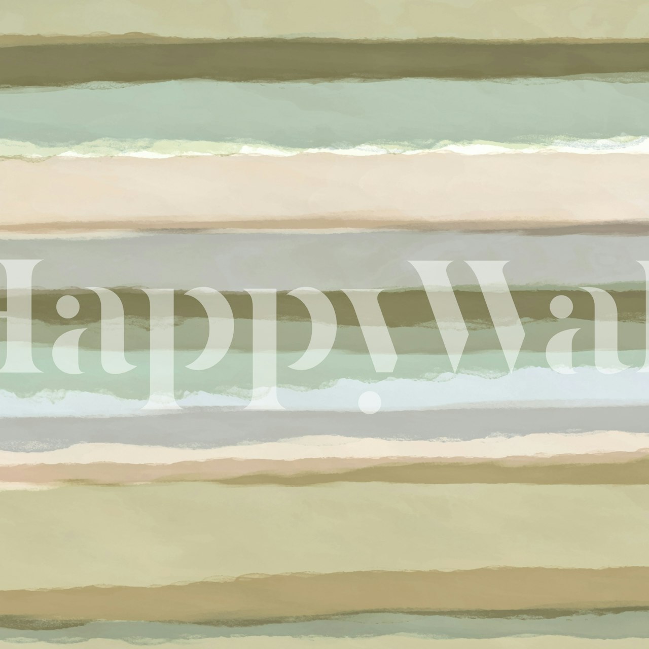 Green pastel minimalism wallpaper in a room