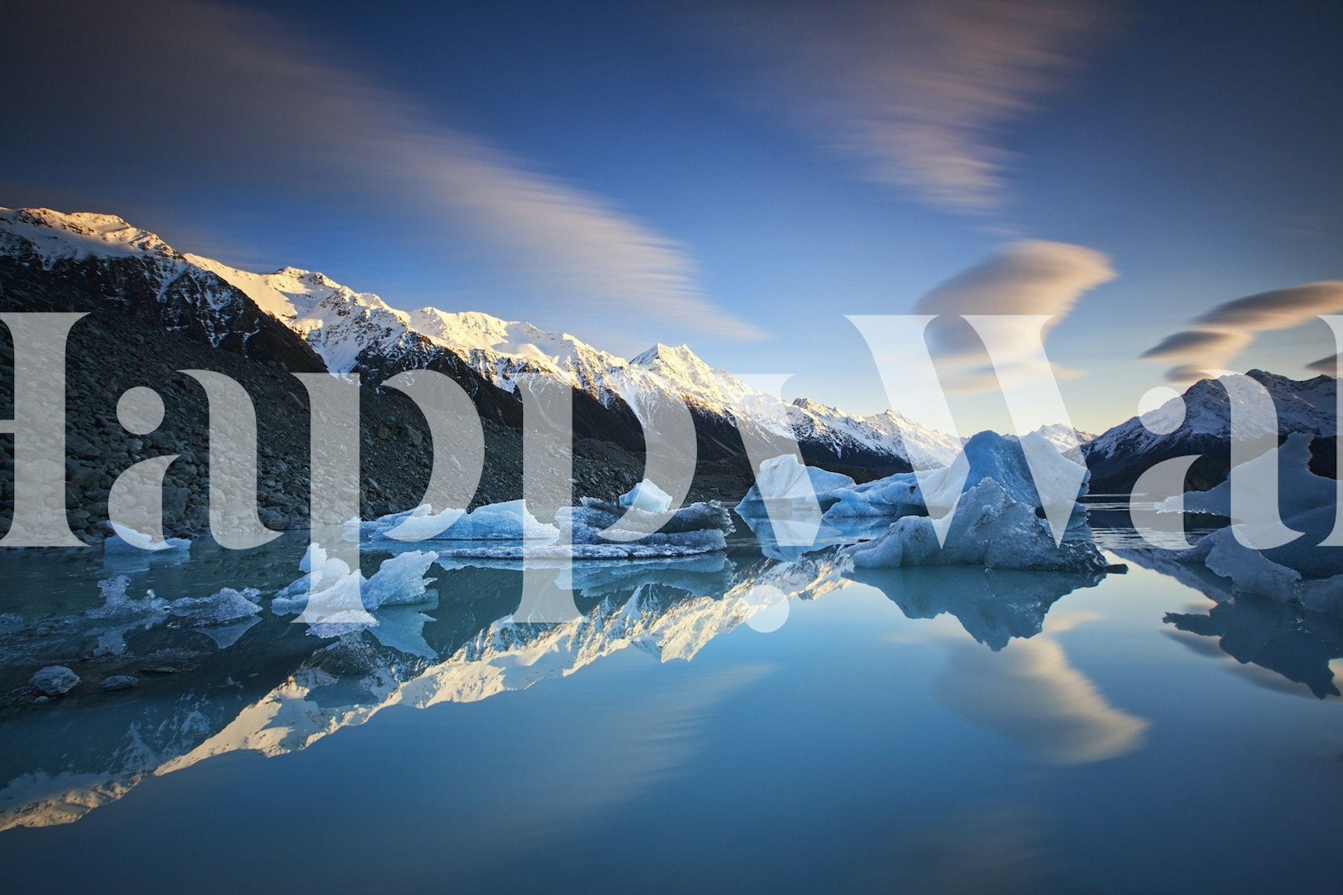 Winter Symmetry tapet i ett rum