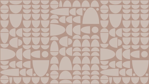 Pastel Brown Bauhaus