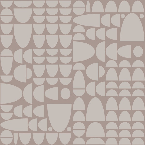 Pastel Brown Bauhaus