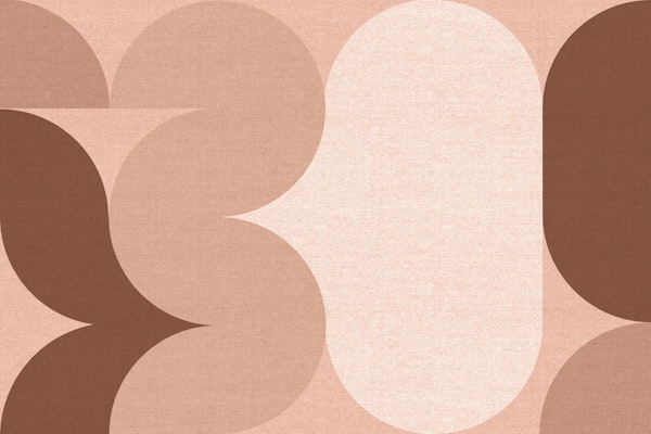 Pastel Bauhaus Circle Forms